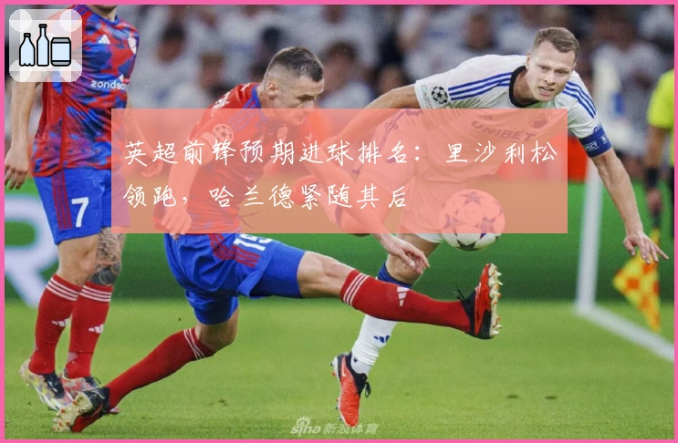 英超前锋预期进球排名：里沙利松领跑，哈兰德紧随其后